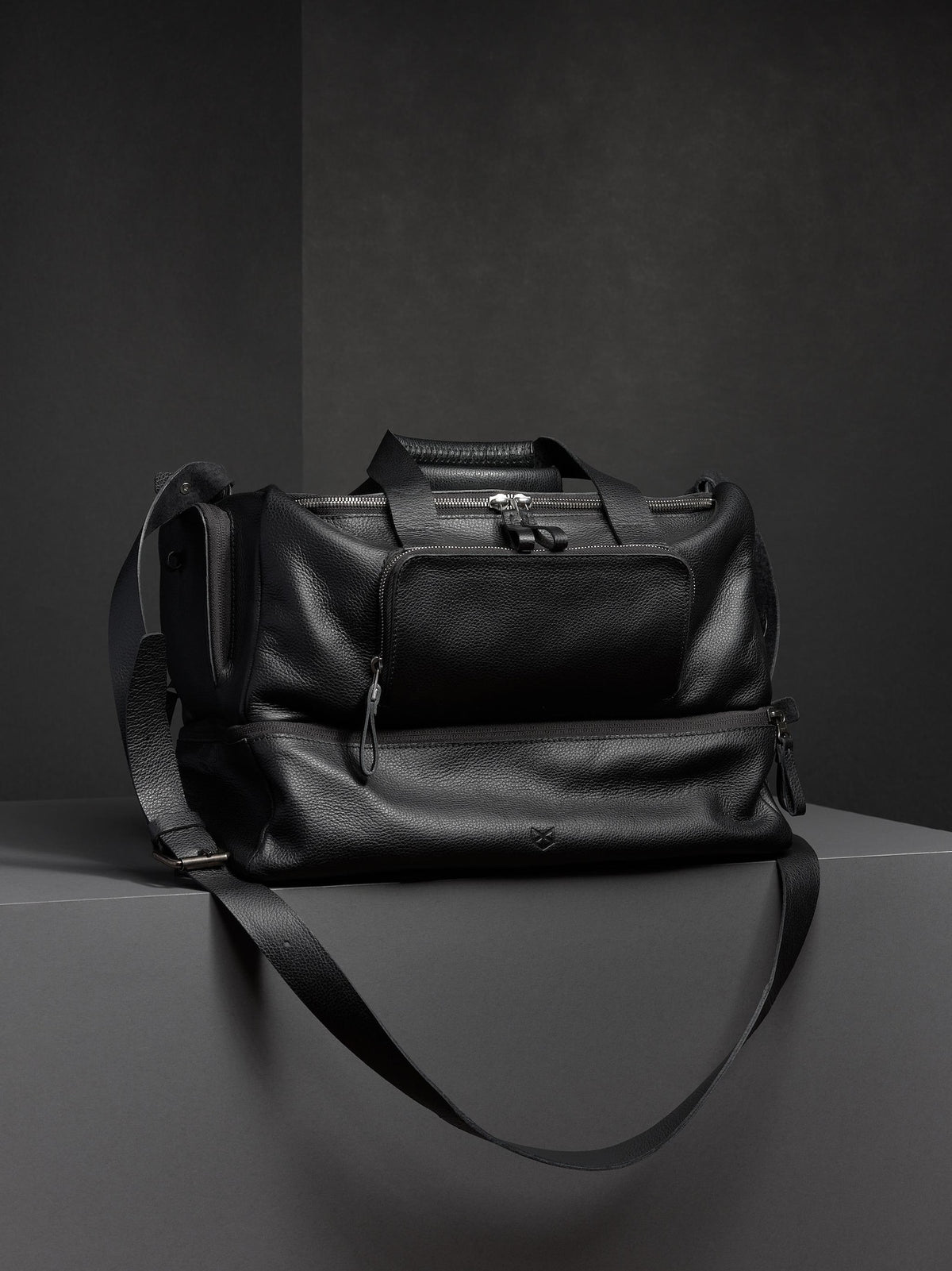 Leather Sport Bag | Gym Carryall
