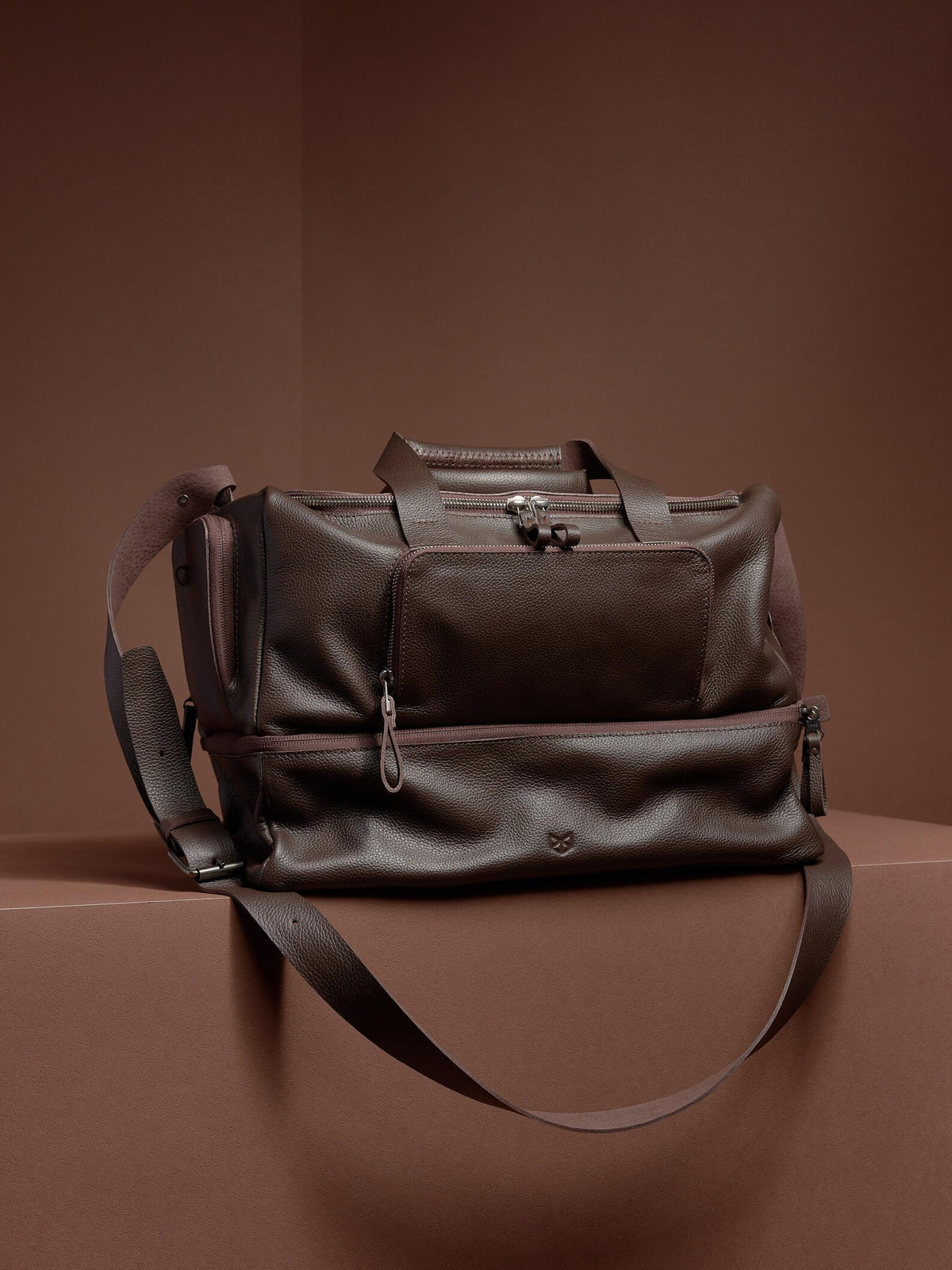 Leather Sport Bag | Gym Carryall