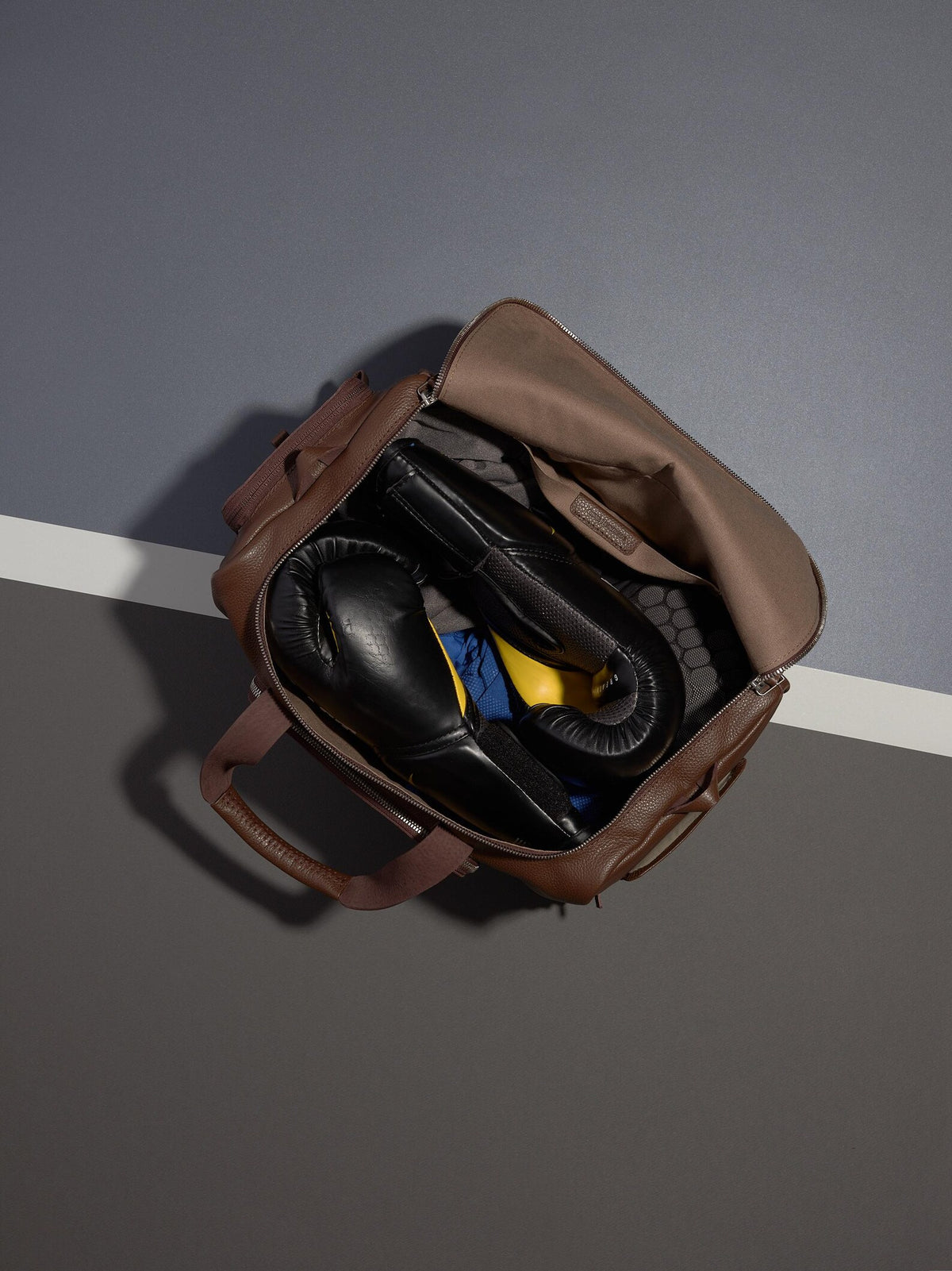 Leather Sport Bag | Gym Carryall