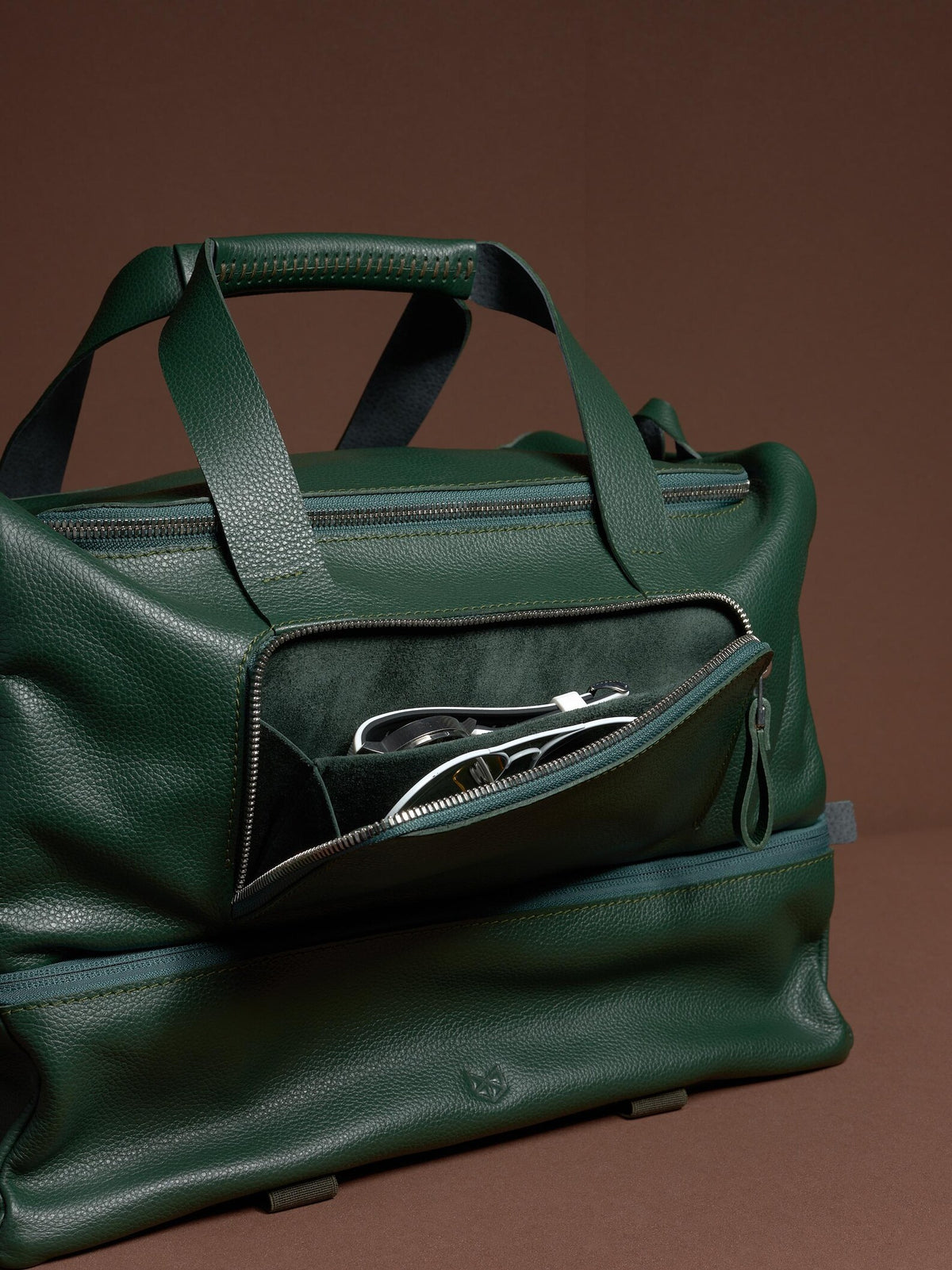 Leather Sport Bag | Gym Carryall