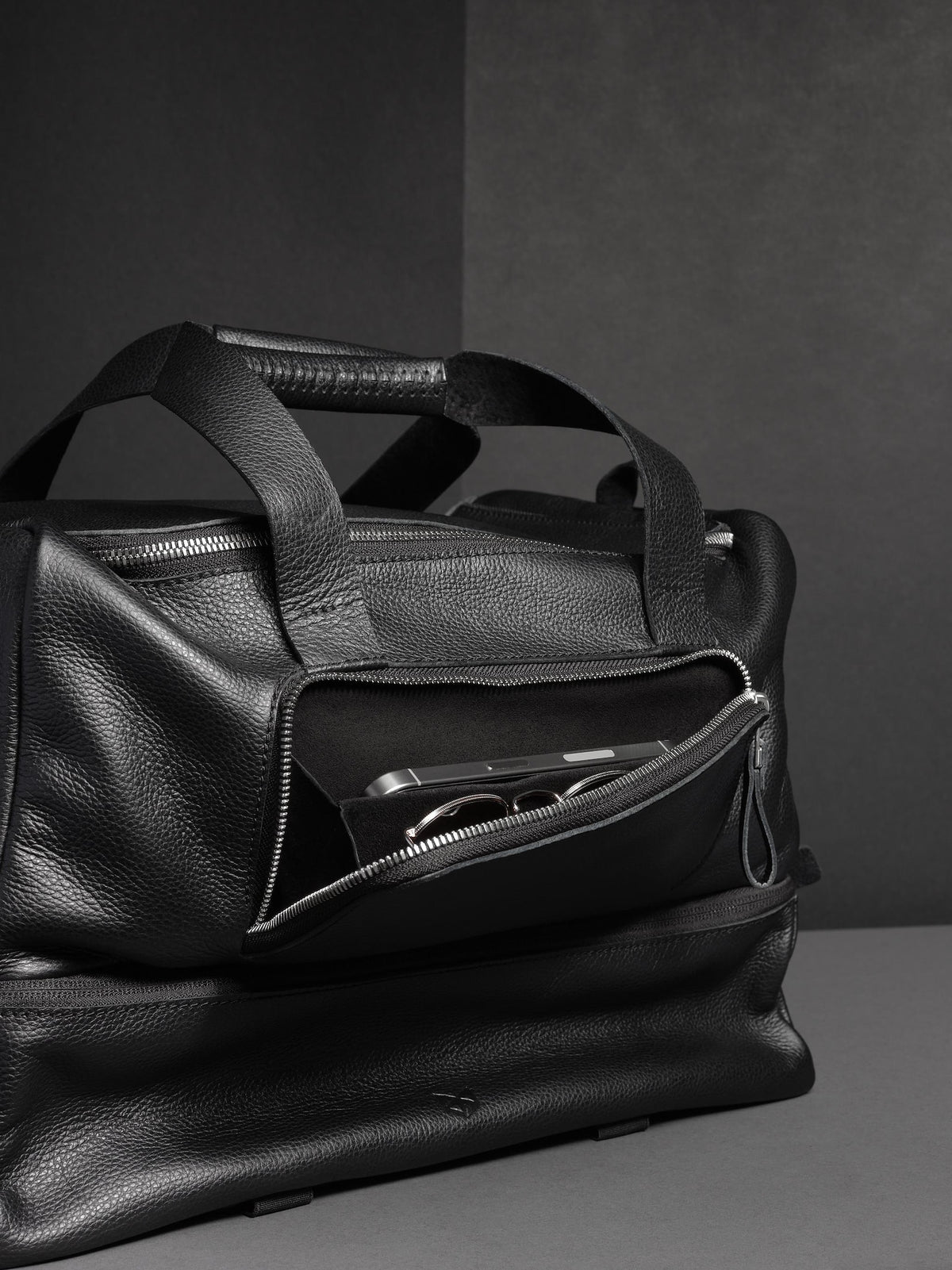 Leather Sport Bag | Gym Carryall
