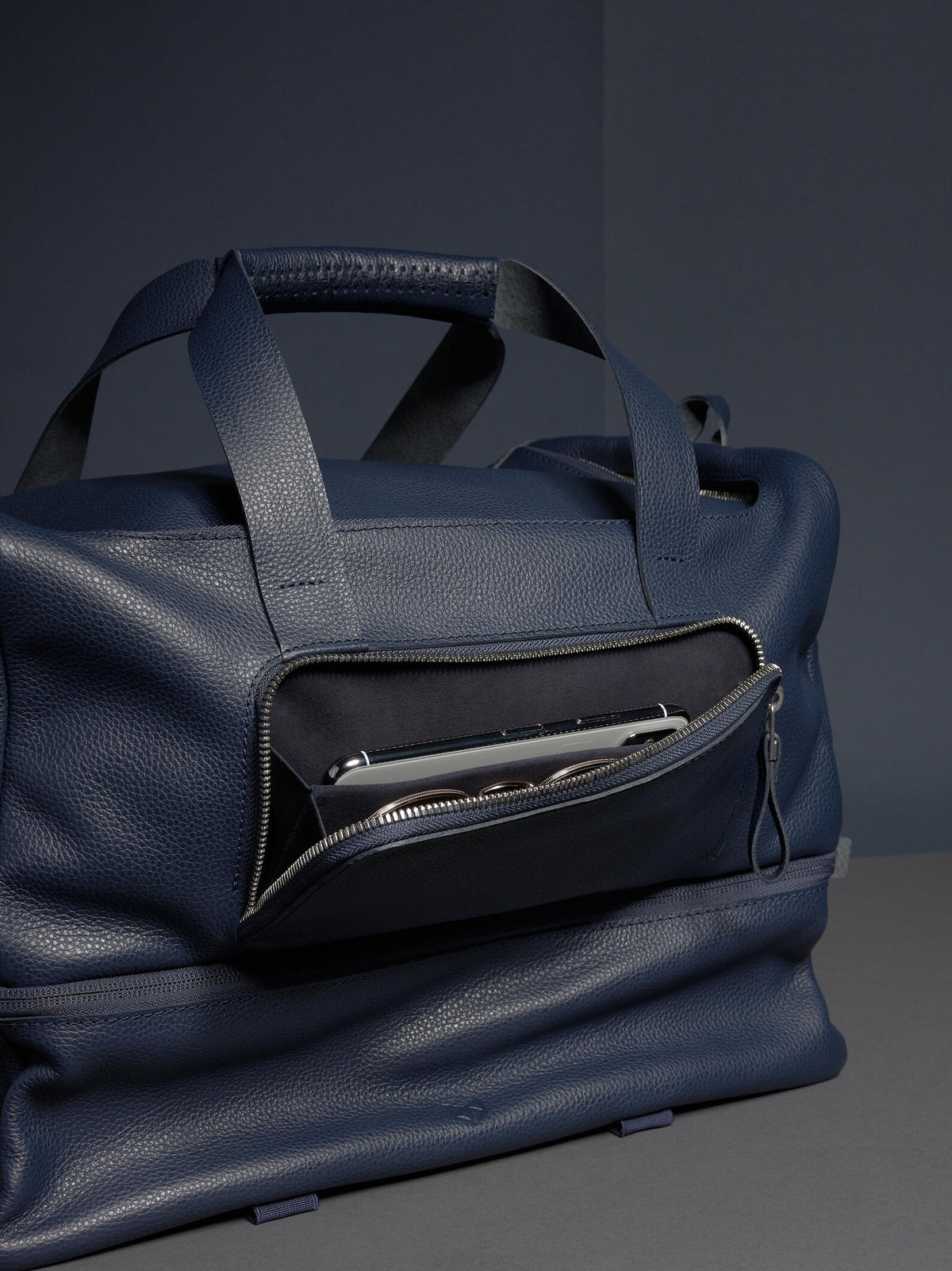 Leather Sport Bag | Gym Carryall