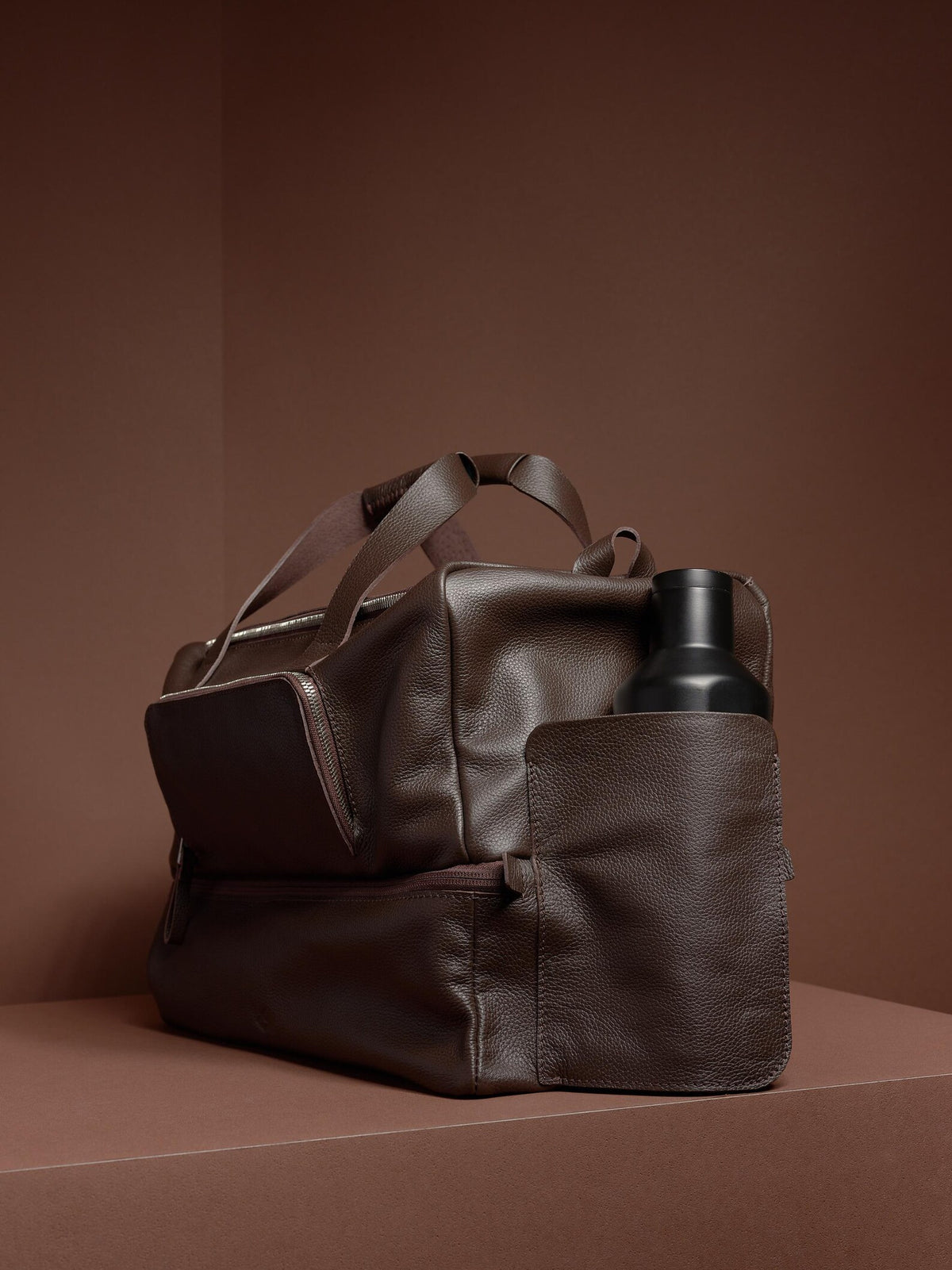 Leather Sport Bag | Gym Carryall